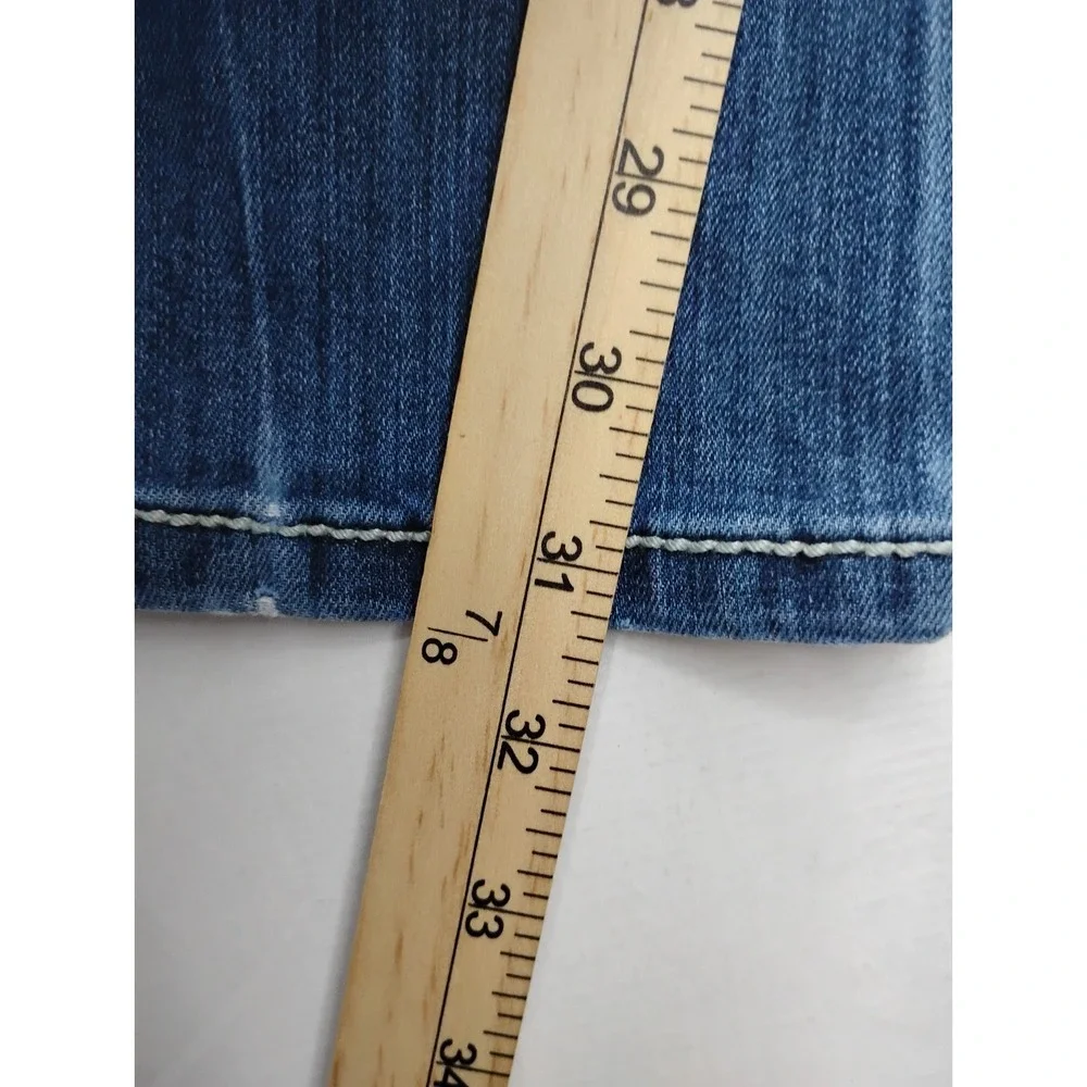 BKE Jeans Stella Bootcut Stretch Low Rise 27 R Thick Stitch Western Fits 30x31 - Picture 11 of 11